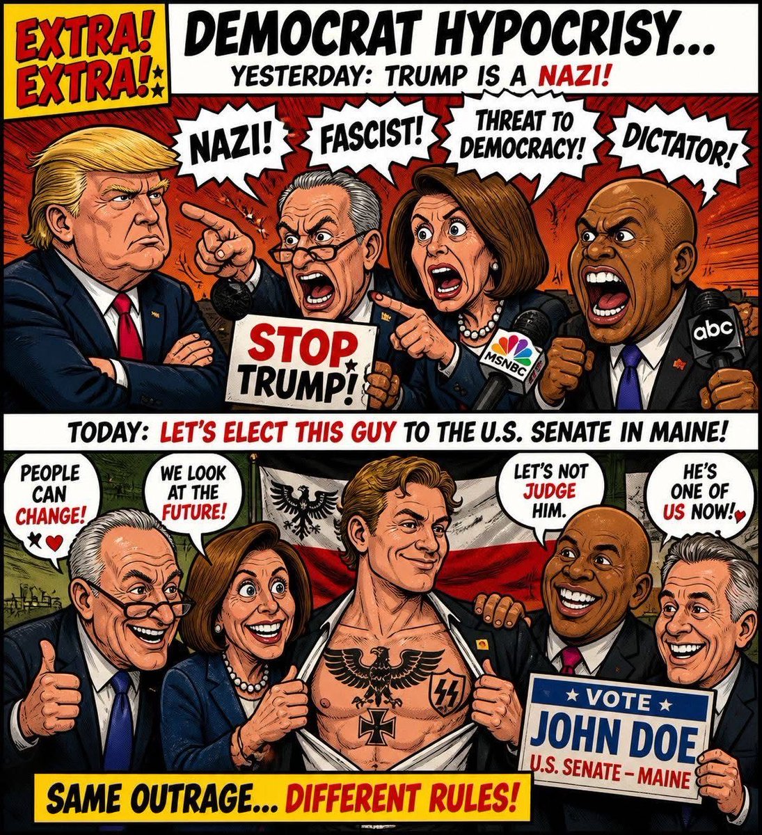 Colonial6033's tweet photo. @sootyblack @krassenstein You are some hypocrite dumbass too https://t.co/CgvEalXWAh