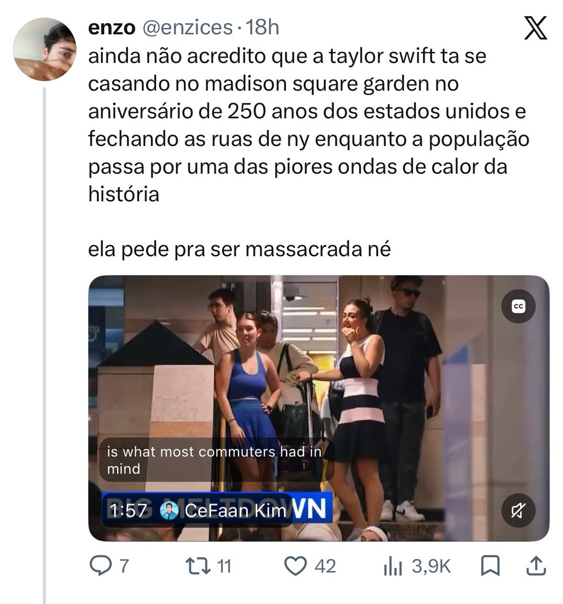 ervemore's tweet photo. morrendo com ele tentando correlacionar uma coisa com outra nada a ver e ganhando só 42 likes kkkkkkkkkk @enzices paga o X premium amor quem sabe tu tira uns centavos https://t.co/gwy8iCz6ET