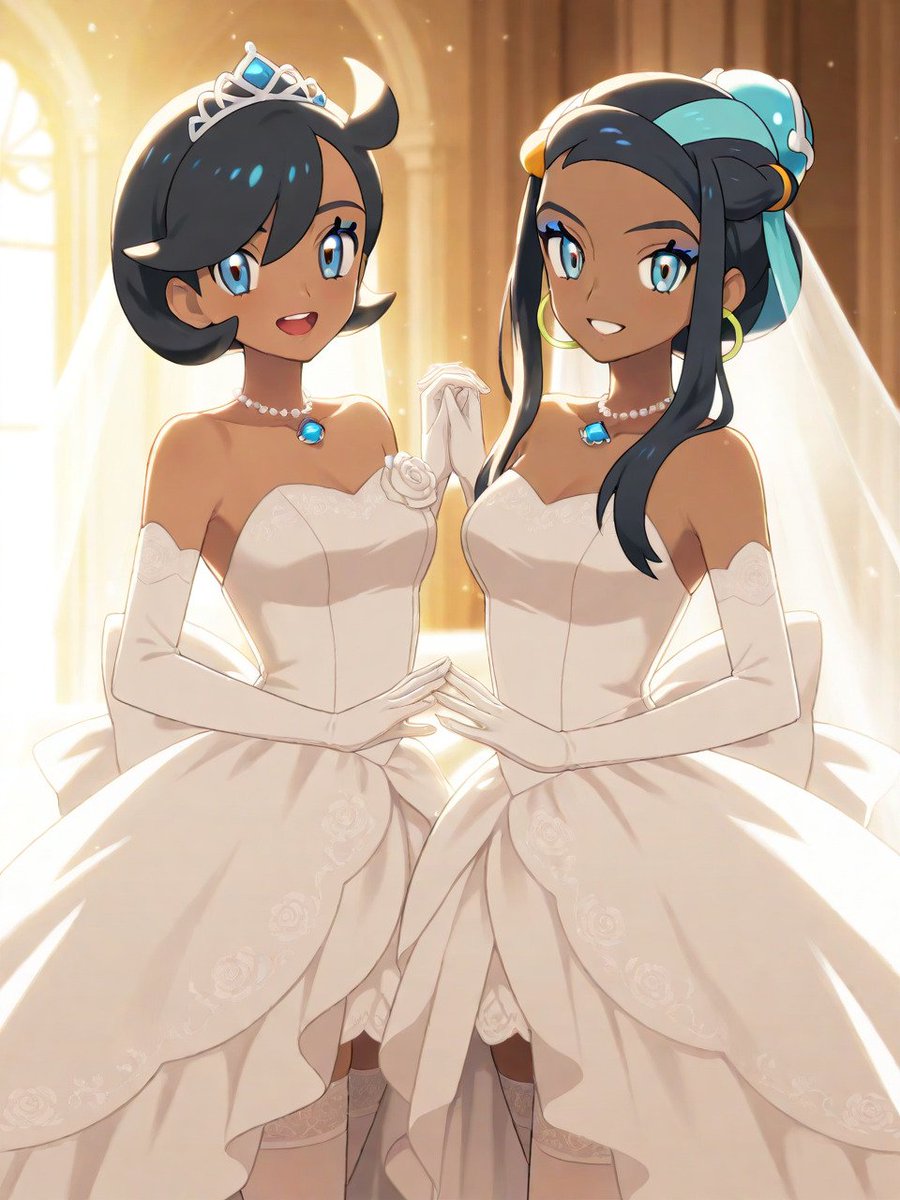 PkDetectiveEmma's tweet photo. "Well it's my great pleasure to announce the most wonderful Union between yours truly and my wonderful Wife @YourThicccQueen~ 

Honestly it's a wonder we didn't do this soon but I think we look great all the same~" https://t.co/Od4UleYB4r