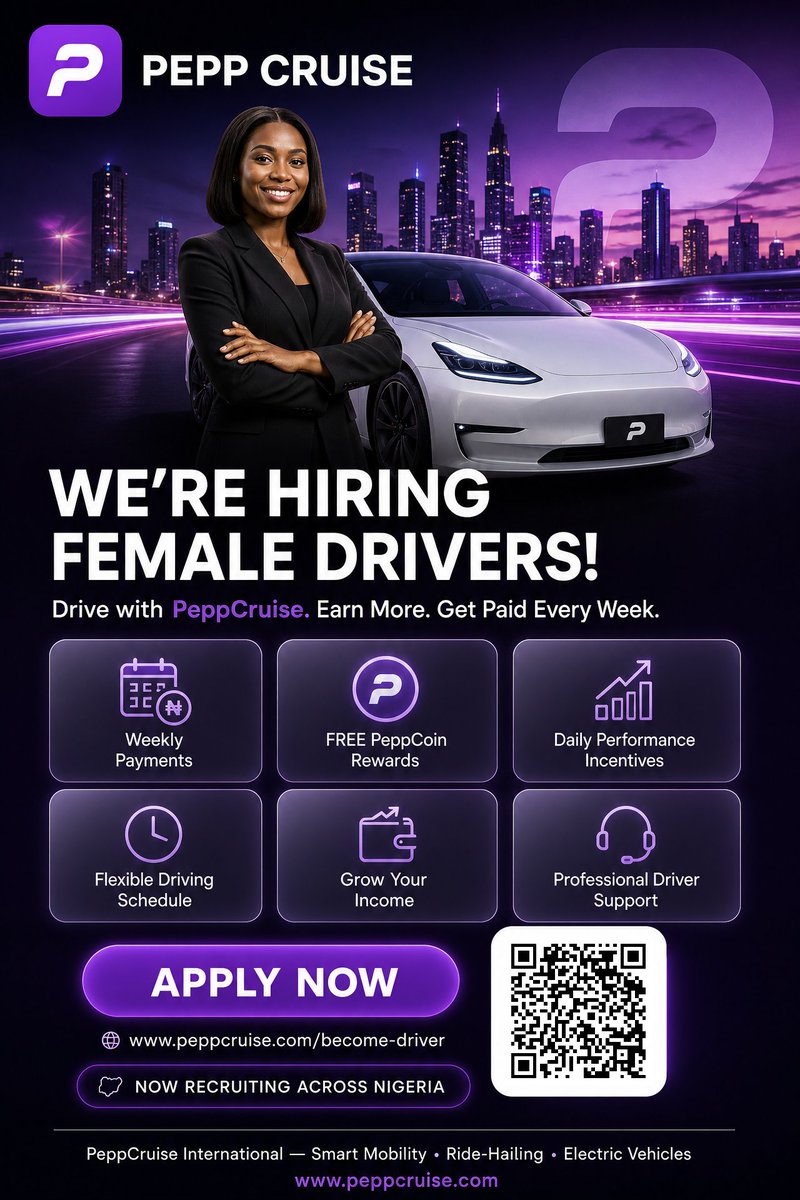 PeppCruise's tweet photo. Abuja Female Drivers click here:-----> https://t.co/gt0uIOceYK https://t.co/Has0ok9w20