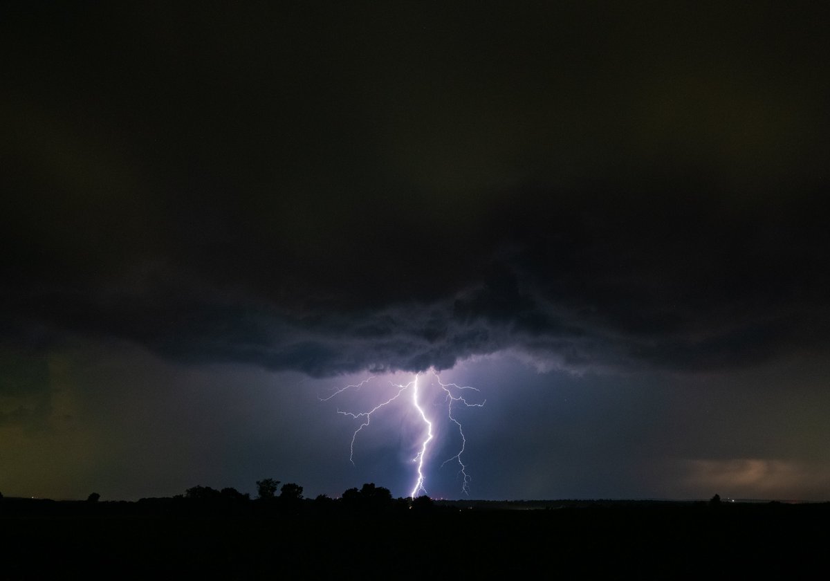 sambrandt99's tweet photo. Some of the best lightning I've ever seen in Pennsylvania lighting up the sky near State College last night! https://t.co/ODm8trHsv0