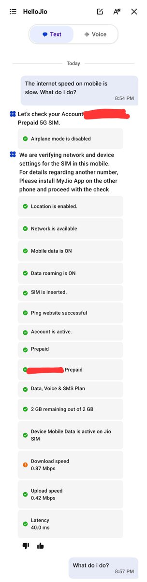 sttoke_ed's tweet photo. Hey, @reliancejio @JioCare
Sim actually shows 5g without internet on, when I turn internet on is show LTE and internet doesn't work at all, and your chat support doesnt even give any solution, even after you have automated question, it doesn't answer those. https://t.co/WKYi7cOcNh