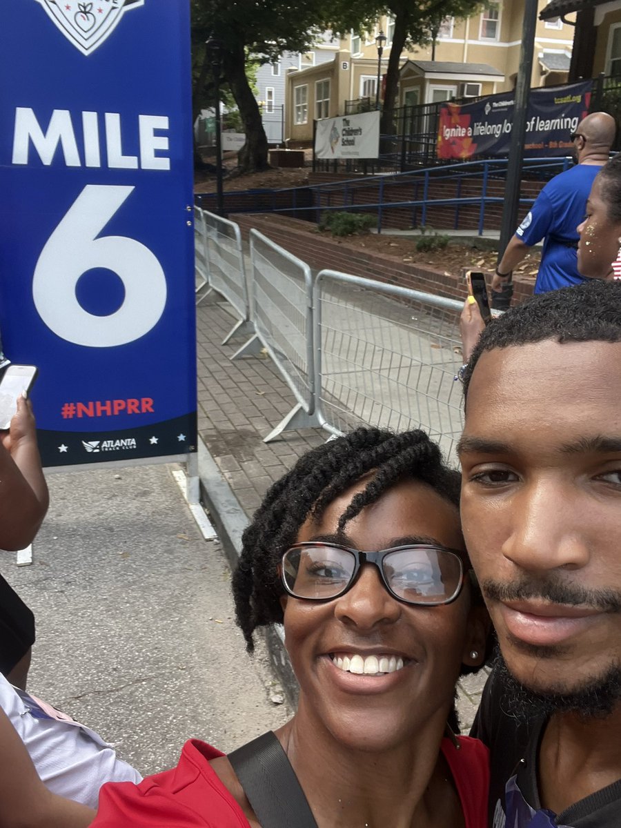 JaszMarie1's tweet photo. Completed the largest 10K today! North side peachtree road race!! #NHPRR https://t.co/4PBdqEMC8q