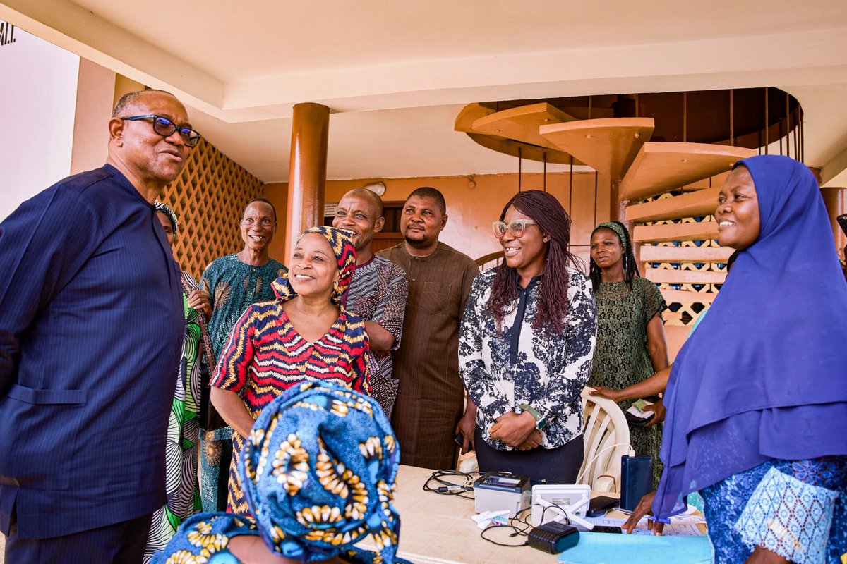 ParallelFacts's tweet photo. 2027: “Every Registered Voter Represents Hope for Leadership Driven by Competence, Character and Compassion” — Peter Obi Calls for Mass Voter Registration https://t.co/k4a6j2ctj5 https://t.co/cjXF8UJKK1