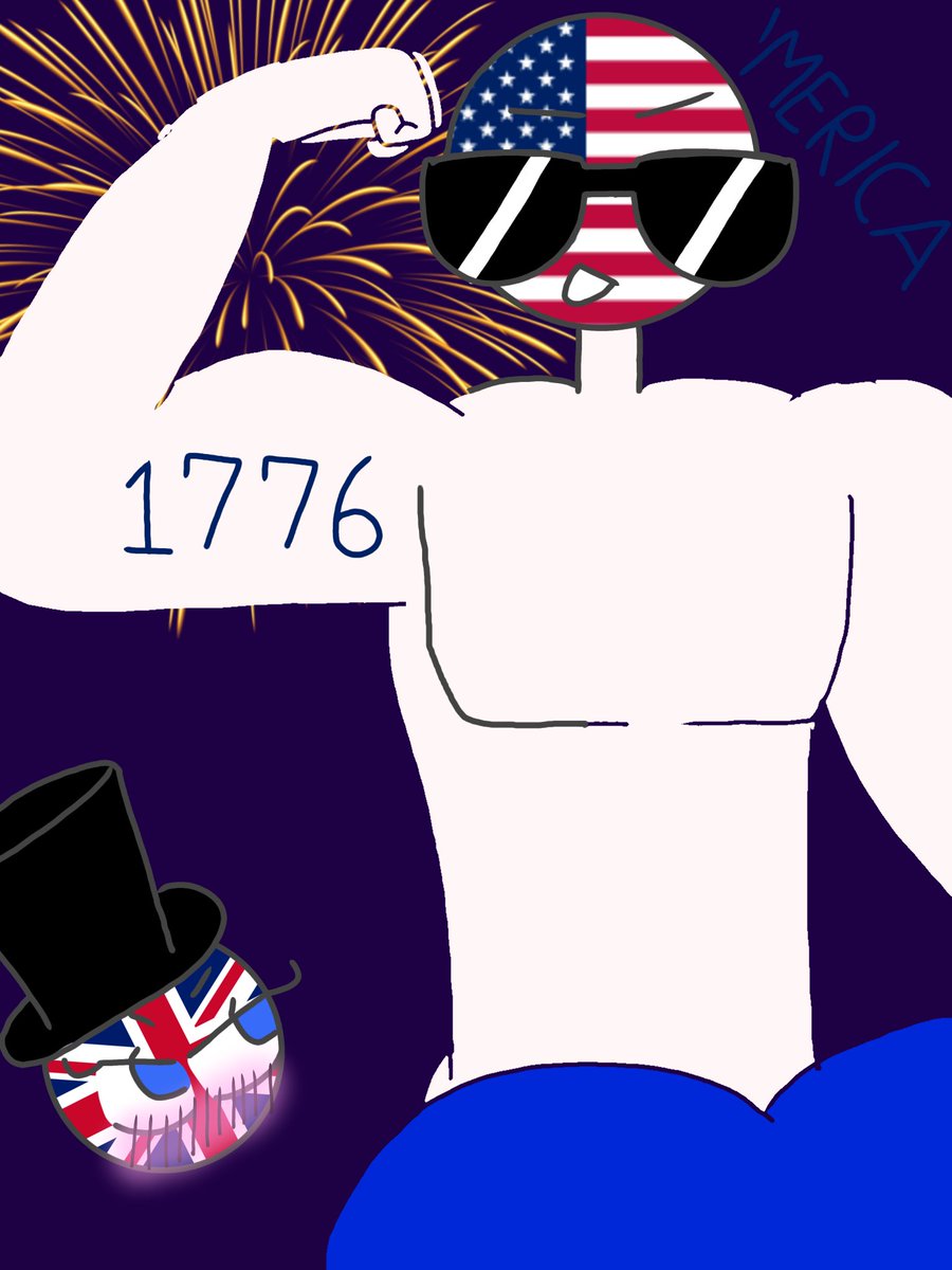 PolandsDefense's tweet photo. God Bless Amercia, happy 4th of July num nuts! #countryhumans #countryhumansnsfw #countryhumansamerica #countryhumansnsfw #countryhumansuk #countryhumansusa #countryhumansus #countryhumansbritain https://t.co/9JPGahuAkg