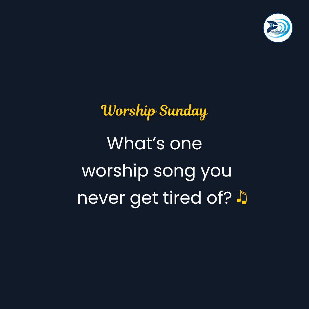 powerline_radio's tweet photo. What's one worship song you never get tired of listening to? 

We'd love to hear your favorite! Share the song title and artist in the comments and your recommendation might be exactly what someone else needs today.

🔗:https://t.co/rD3zkKDtkW https://t.co/xbohrtXUd0