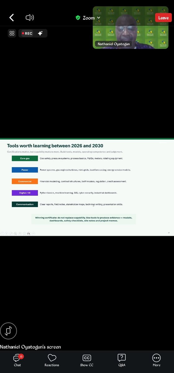 intellig_entsia's tweet photo. The opportunity in the gas sector goes beyond technical roles. Thank you so much, NGA @Nig_Gas_Assoc for this great Webinar. 

NGA Students and Young Professionals Connect, July 2026— Emerging Opportunities in Nigeria's Gas Economy: Where should young professionals focus? https://t.co/ItNIyVOjV2