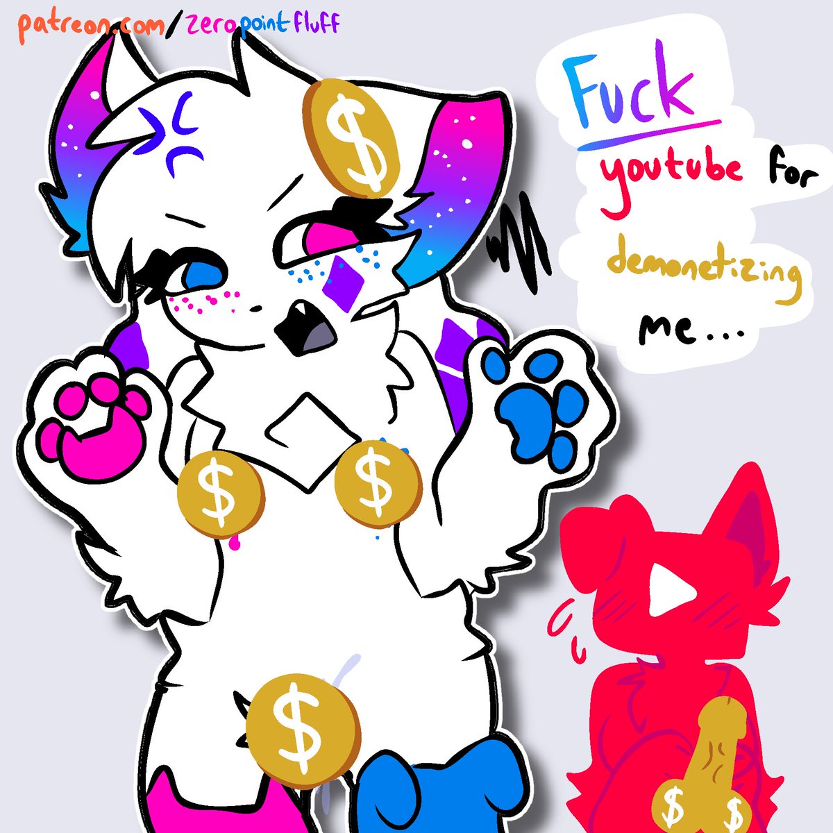 zeropointfluff's tweet photo. 🔞 YIFF X3
oh my godf >//W///< 
sorrryy for being tooooo peak yt,,,,,,,💗💜💙 https://t.co/g0SYp8BHDo