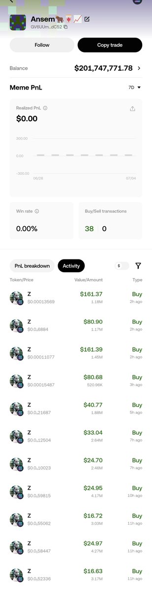 xoxtrackers's tweet photo. @cal1424 @Maikkel1R @blknoiz06 Use OKX Wallet..  Ansem just DCA this

4Vn4cyu67VJouC3BqEu7AAQix8k7ryLrA6mMmkjjpump https://t.co/eveB8Z5T9q