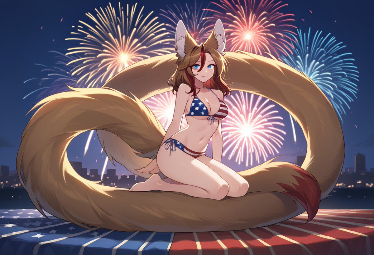SilversoulRp's tweet photo. Happy 4th of July everyone! https://t.co/ZU00IkGq1e