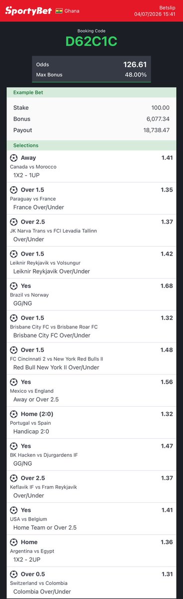 mrlamar01's tweet photo. 120+ odds 🍏🔥🙏🏻

30ghc for first 50 likes! https://t.co/ZaIdYwui2m