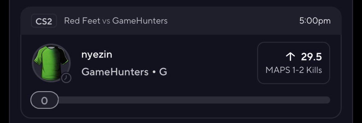 C3RACKS's tweet photo. CS2 POTD 🎮

SHOULD SMASH THIS LINE 🔒

(15-4) ON CSGO 🔥

#Prizepicks #CSGO #CS2 #GambingX #GamblingCommunity #GamingDaily #potd 

❤️ if your tailing https://t.co/p0bzsg8dlT