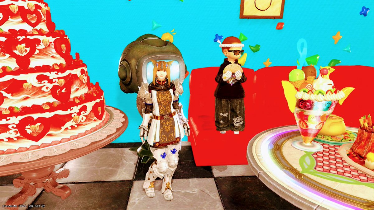 senFF14goku1031's tweet photo. 久々のせいかさん！！話を聞くと休肝日はあるらしい！wそして安定の気絶🤣
色々と話していたら病気やそんな話にwノーバフは病院の待合室みたいになる時も🤭
姉妹のお話もしたし、サッカーの話もしたよw
今日も楽しかった！ありがとう🤗
#FF14 #ひかりとお姉さん #るかりんTV #No_Buff #ララフェル https://t.co/hpEcCBwCWu
