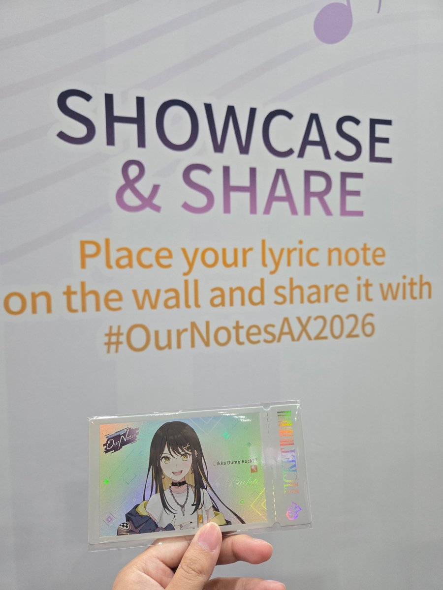 NeoTadashi's tweet photo. #OurNotesAX2026 https://t.co/G3cETGp0kz