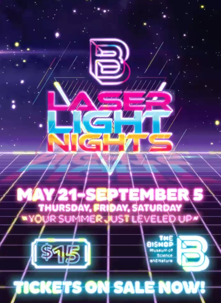 BishopScienceFL's tweet photo. Lights. Music. Pure energy. Laser Light Nights return this weekend for an unforgettable experience under the glow!
Pick your weekend lineup:
7/9: Laser Cosmic Chill
7/10: Laser Journey and Laser The Weeknd
7/11: Laser Elton John and Laser ABBA
https://t.co/quMuAxBPy5 #LLN https://t.co/66dKZuRlld