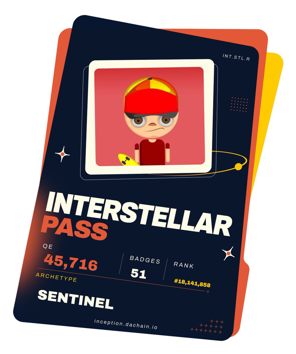 SeninOn's tweet photo. My @dac_chain Inception Wrapped 🚀

⚡ 45,716 QE
🏆 Rank #18,141,858 (SENTINEL)
🥇 51 badges
🎰 THE GAMBLER
 https://t.co/yTRIgwV3Bk https://t.co/uVSXucTg1J