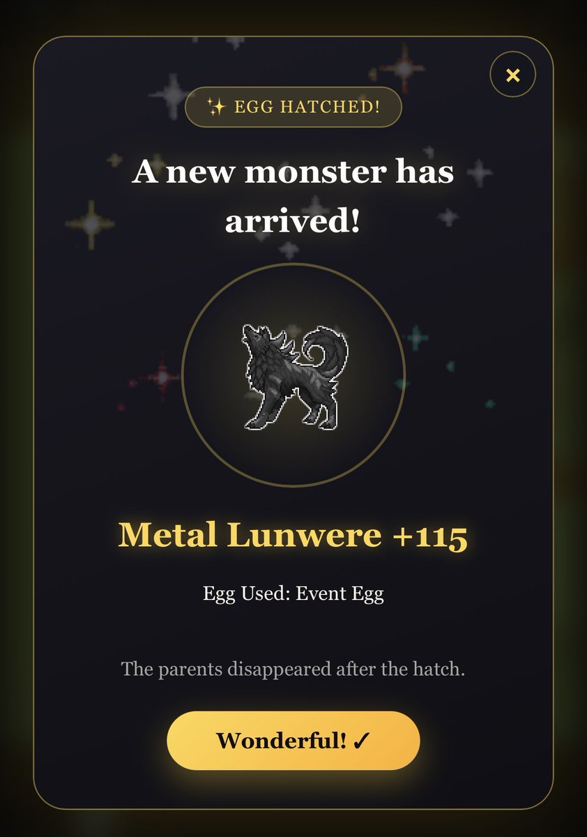 MRO4eva's tweet photo. Monster Ranch!

Breed, tame, and battle over 600 monsters and explore over 100 maps.

You can breed unique monsters by cross-breeding, or breed the same monster over and over to make it stronger with reborn levels! https://t.co/IFMy1dkOfe