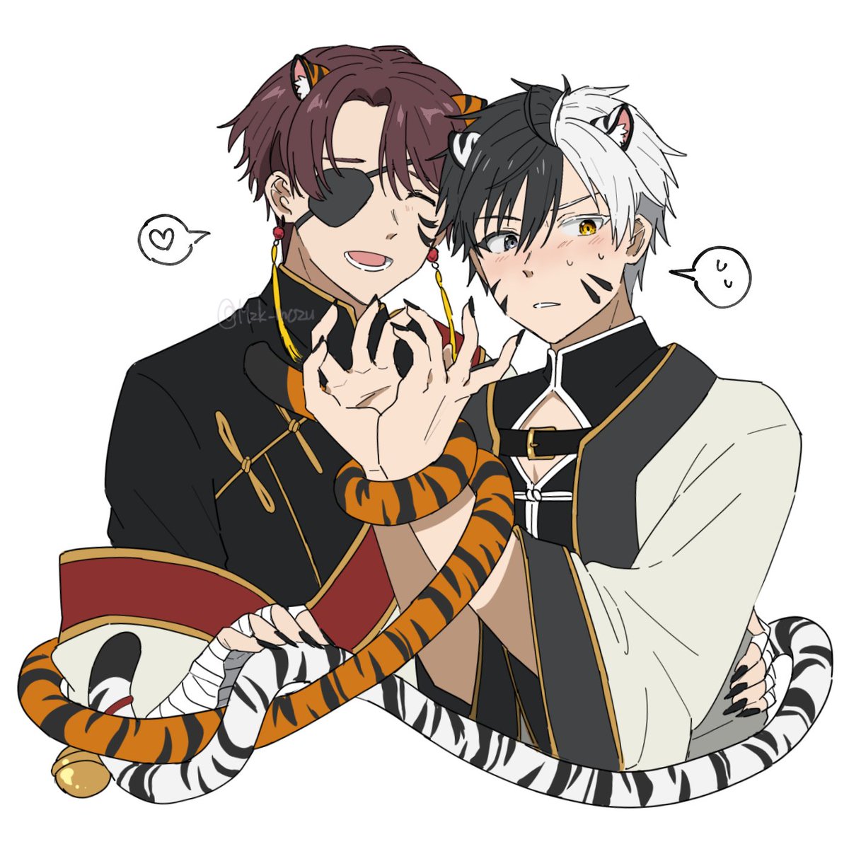 Mzk_mozu's tweet photo. 🐯🫖🌸 https://t.co/2zFYdQ9T0q