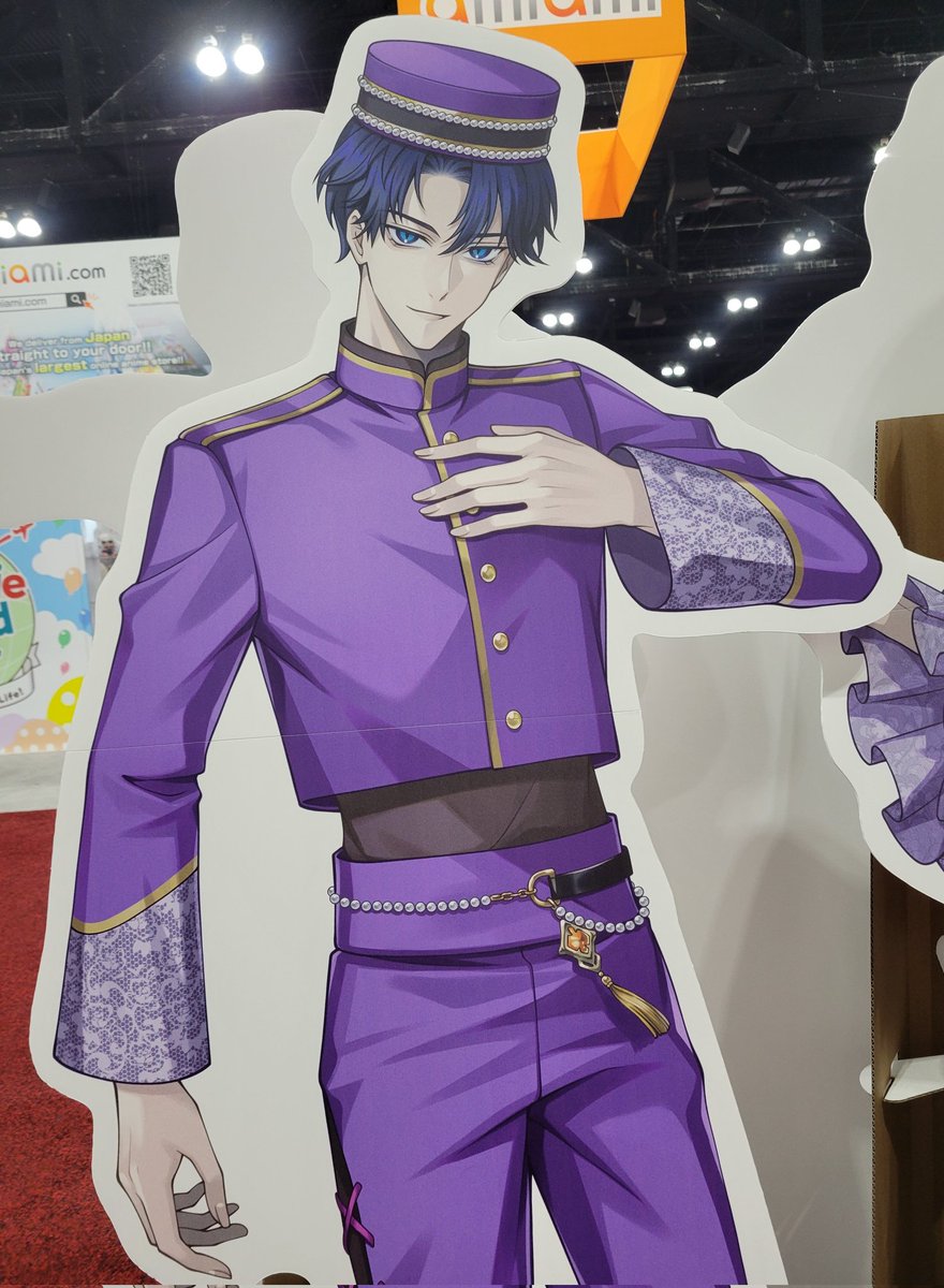 ikevil_en's tweet photo. ⚔️: Ring Schwartz finally reporting for duty! Let me know how I can service you today, Miss Robin!! 

#ikevil
#AX2026
#Day3 https://t.co/gi5jHvcqLw