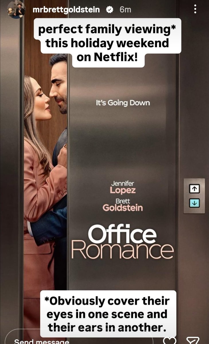 BensShirt's tweet photo. Brett &amp; Jennifer really want yall to watch Office Romance this weekend 🎆 🇺🇸 https://t.co/3s3iRKUV90