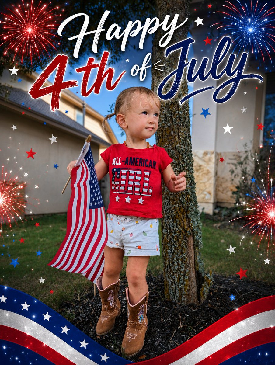 StoryStateFarm's tweet photo. As we celebrate America's 250th birthday, we remember that freedom is a gift worth protecting and a legacy worth passing on. Wishing you a safe Independence Day filled with family, joy, and gratitude for this great nation. God bless America! 🎆 https://t.co/P9Lcm4mmSO