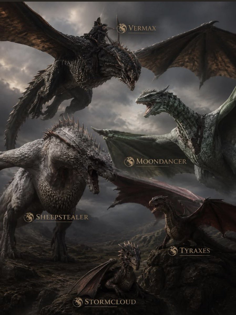 pascaliito's tweet photo. Which Dragon will you prefer to have as dragon rider ? https://t.co/GJoQxwkomH