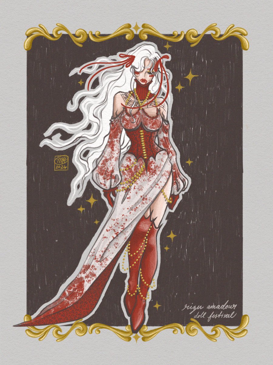 macattack4evr's tweet photo. rizu dollfest costume before + after The Incident #gachioc https://t.co/bjb7jZJIxc