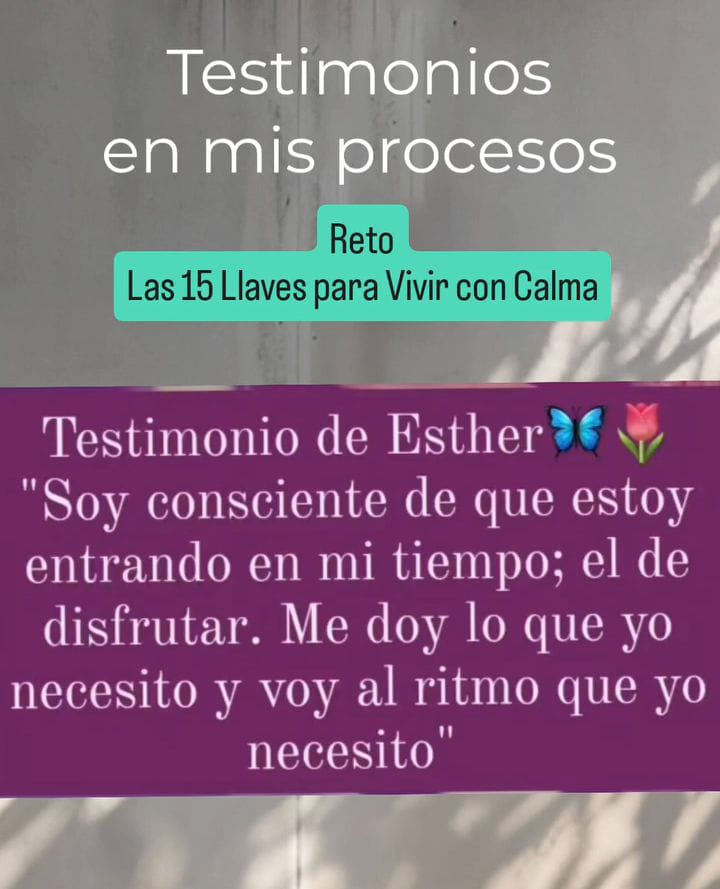 coachlapalma's tweet photo. ✨ El martes 07 de julio comenzamos el reto "Las 15 Llaves para Vivir con Calma".
📲 Si quieres acompañarme en este viaje, escríbeme por WhatsApp
💛 Será un placer caminar estos 15 días contigo. https://t.co/NHK6xOXRHw