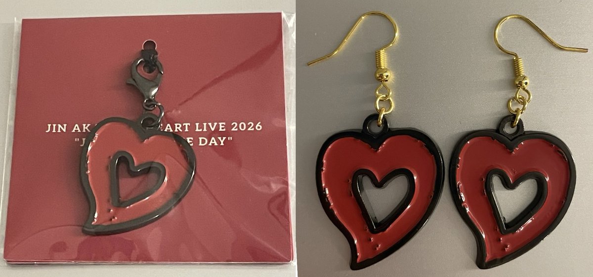 Sma5Love's tweet photo. ❤️JIN AKANISHI HEART LIVE 2026❤️

7月4日(土)✨JINDEPENDENCE  DAY✨

😊N/A🌺沖縄🌴アフパで知り合った亮ちゃん推しのお友達と一緒に参戦‼️        

❤️チャームをピアスに(笑)

🤩アプグレ席✨Aブロックアリーナ席❣️

😆みんなで㊗️レベル42の仁くん＆Jip’s🎂お祝いしました🍀

 #JINAKANISHI https://t.co/1f3S0Tts9z