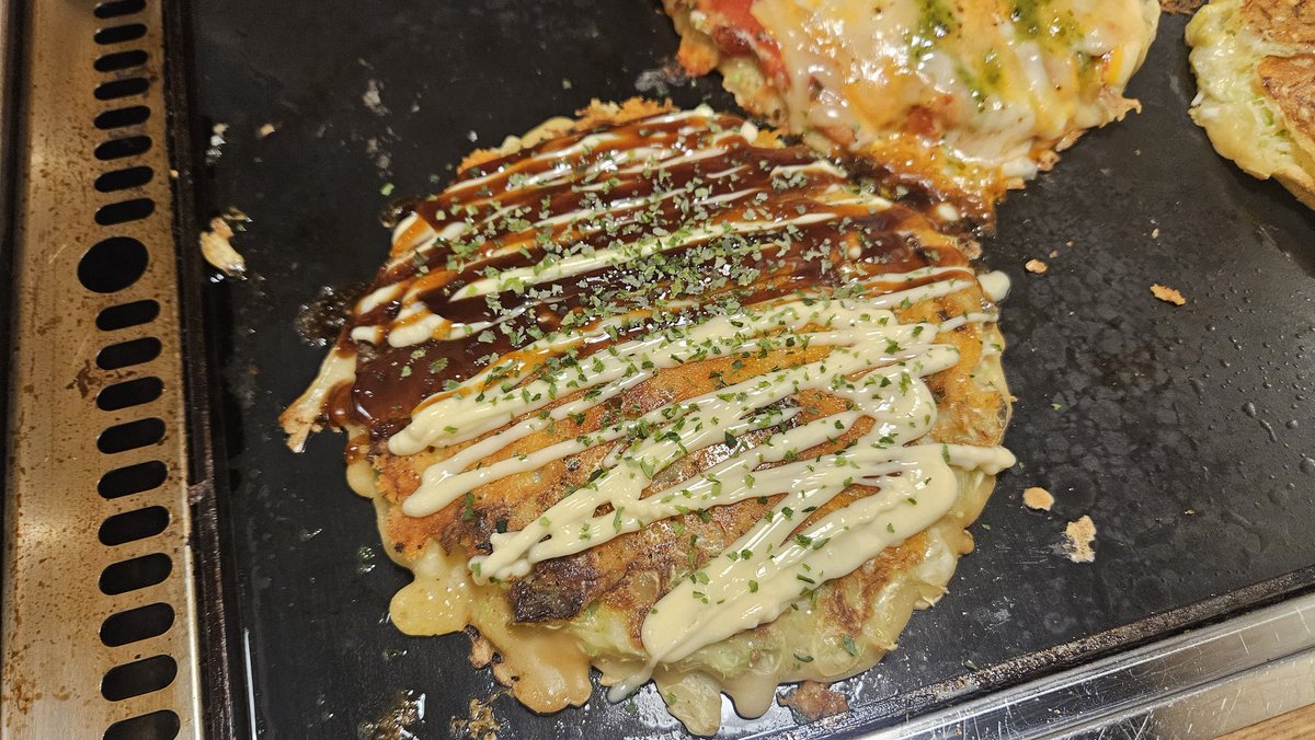 Furamea718's tweet photo. お好み焼き！ https://t.co/MkDSWgKBhp