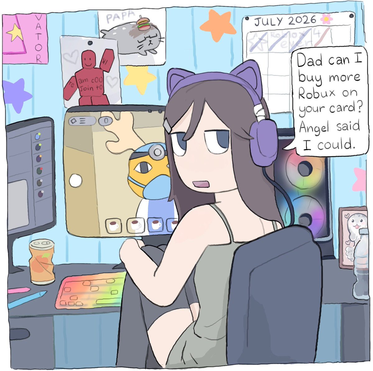 ClinicalLas13's tweet photo. Aisha plays 🎮 #ClinicalTrialgame #ClinicalTrialfanart https://t.co/X2J17io27f