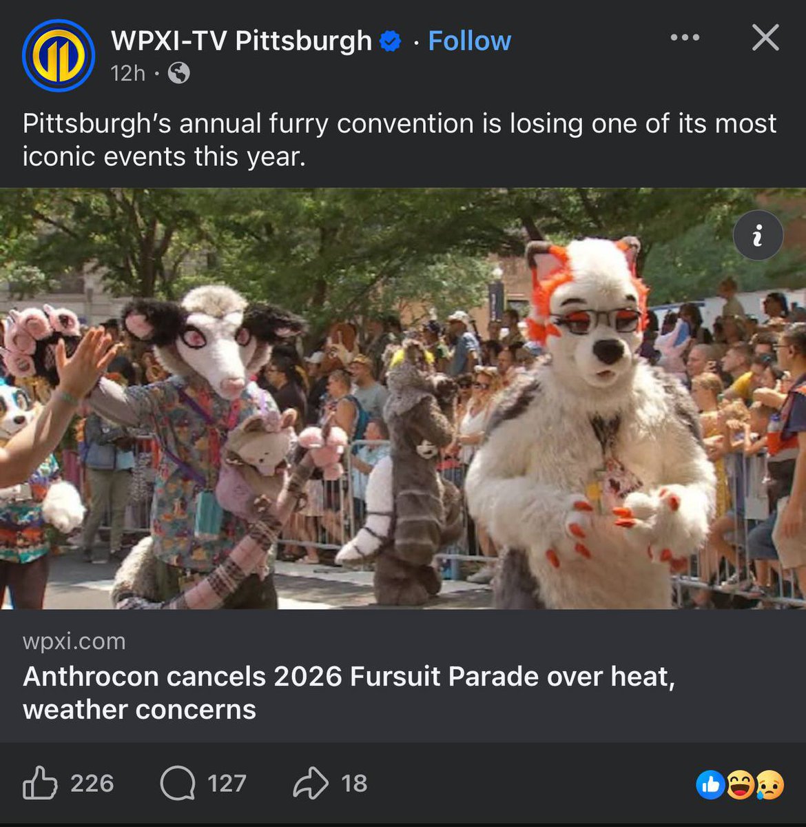 RivalsTheHusky's tweet photo. Yo they made me the face of heat stroke 😭 https://t.co/8KrQKFFo2x