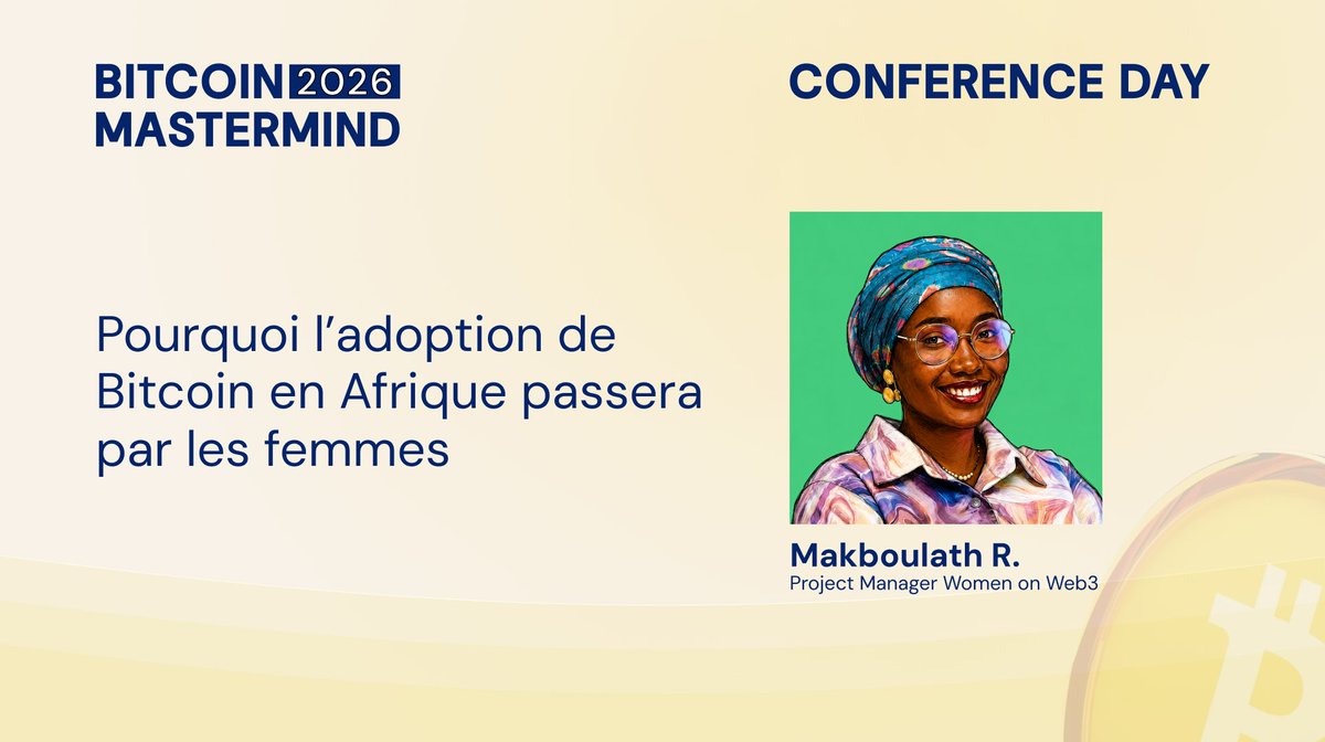 btcmastermind_'s tweet photo. Qui a dit que les femmes n'ont pas leur mot à dire dans l'écosystème #Bitcoin ? 
@makboulath_ia nous présente " Pourquoi l'adoption de Bitcoin en Afrique passera par les femmes"? https://t.co/hwHcu7dwrA
