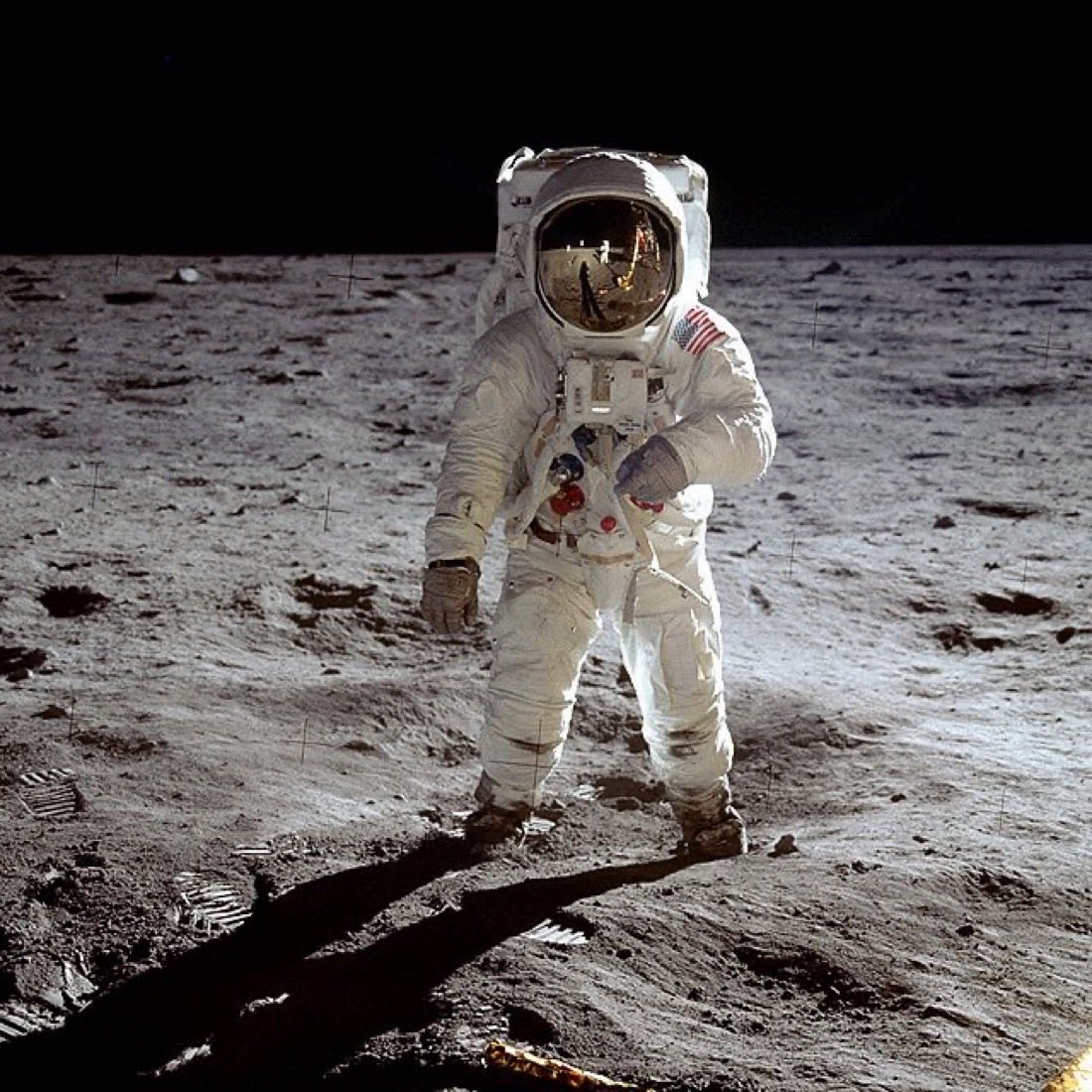 StarsNotDirt's tweet photo. When humanity is long gone, plate tectonics will have wiped away most of Earths surface, erasing most traces of our civilization

But on the Moon? The Apollo landing sites will remain. Arguably one of the most durable traces of humanity 

Happy Fourth of July America 🇺🇸 🚀 https://t.co/j1E6R4PziL