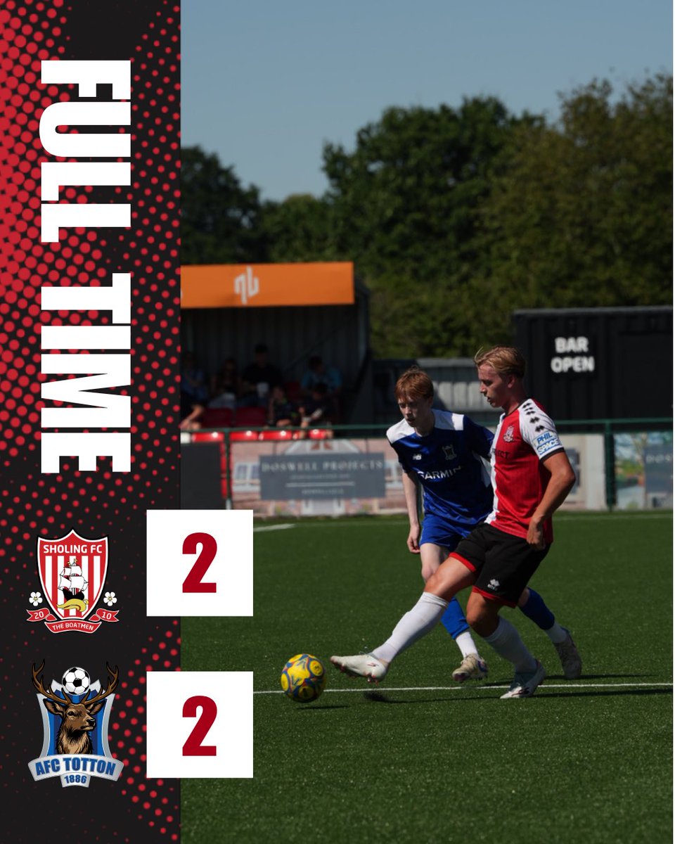 sholingfc's tweet photo. ⏰ Both Tommy’s on the scoresheet as our first pre-season fixture ends all square!

#UpTheBoatmen 🚢 https://t.co/si79QAdcyf