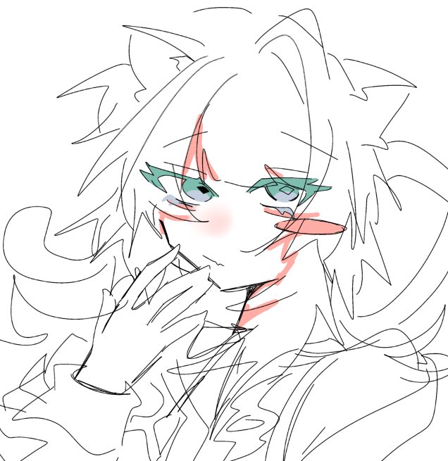setora_0's tweet photo. 目の描き方一生安定しない🤷 https://t.co/SQ84JgKcBZ