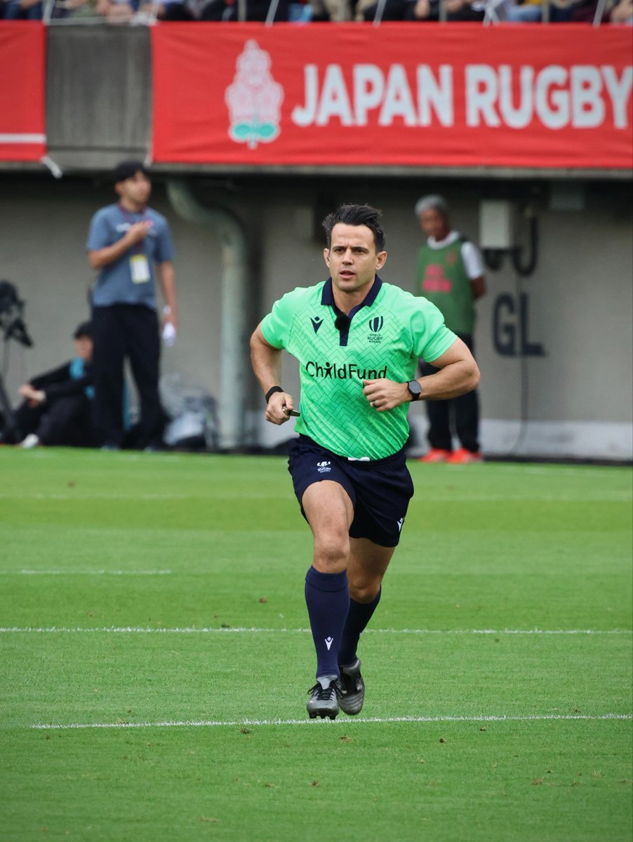 happy_violina's tweet photo. Nations Championship 2026
🇯🇵Japan v Italy🇮🇹
#NicBerry
#ニックベリー レフリー
#20260704秩父宮┟┧
#referee
#rugbyreferee
#RespectTheRef
また秩父宮で見ることができて嬉しい✨ https://t.co/wcNlyPWx1d