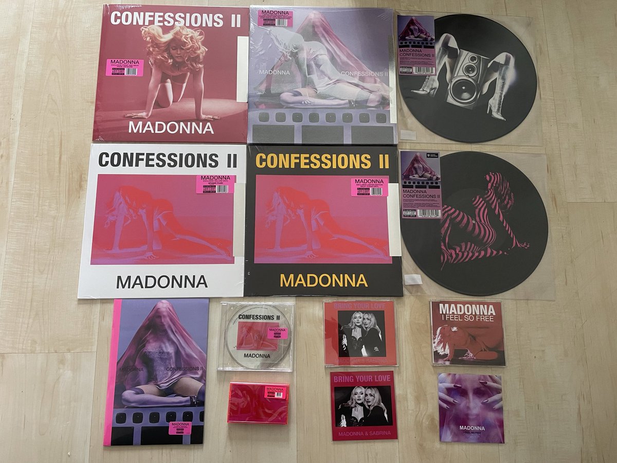 DAZWESTON1's tweet photo. Definitely a Confession’s kind of day, what a fantastic album, congrats Madonna on making another masterpiece #madonna #confessions #recordcollector #iconic https://t.co/mFWl9zNHRM