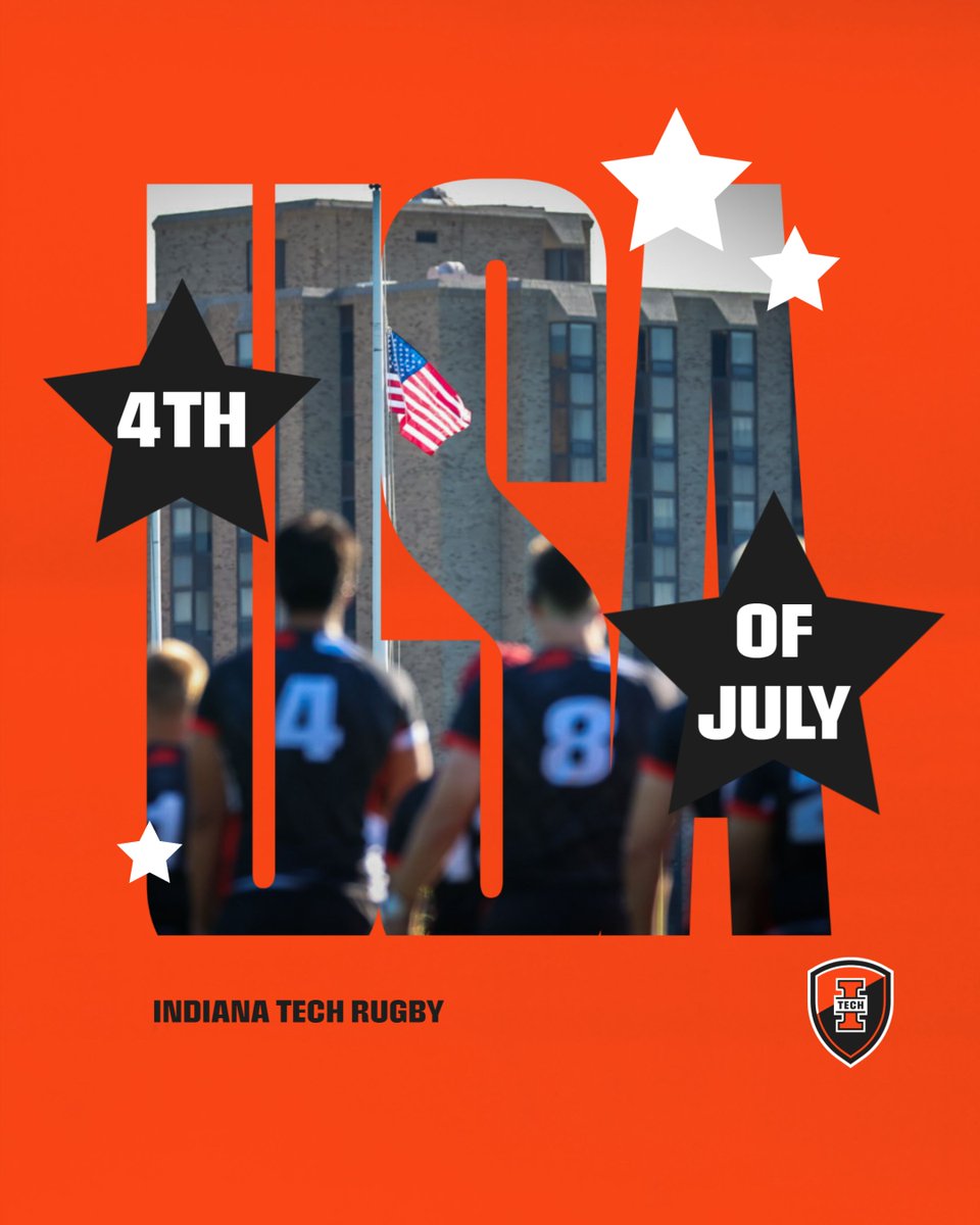 InTechMRugby's tweet photo. Happy Independence Day from Indiana Tech Rugby.

Today, we celebrate the freedoms we enjoy, honor those who have served and sacrificed, and wish everyone a safe and happy Fourth of July. https://t.co/RZ6e0kf31u
