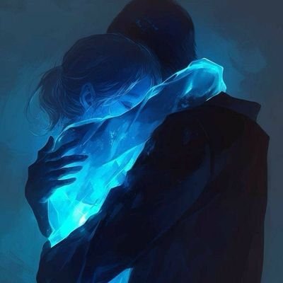 mex_pro1's tweet photo. عناق يذيب الروح في نور أزرق خالد، حيث يلتقي الظلام بالنور ويصبحان حبًا أبديًا https://t.co/XuKYldmiU5