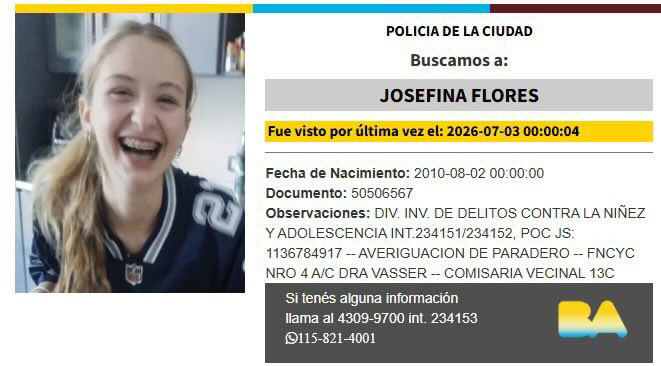 mujeresquenofu1's tweet photo. Por favor pedimos máxima difusión, la buscan desde ayer 3/7 a la noche hora del partido en CABA https://t.co/M8YoUk3Gh3