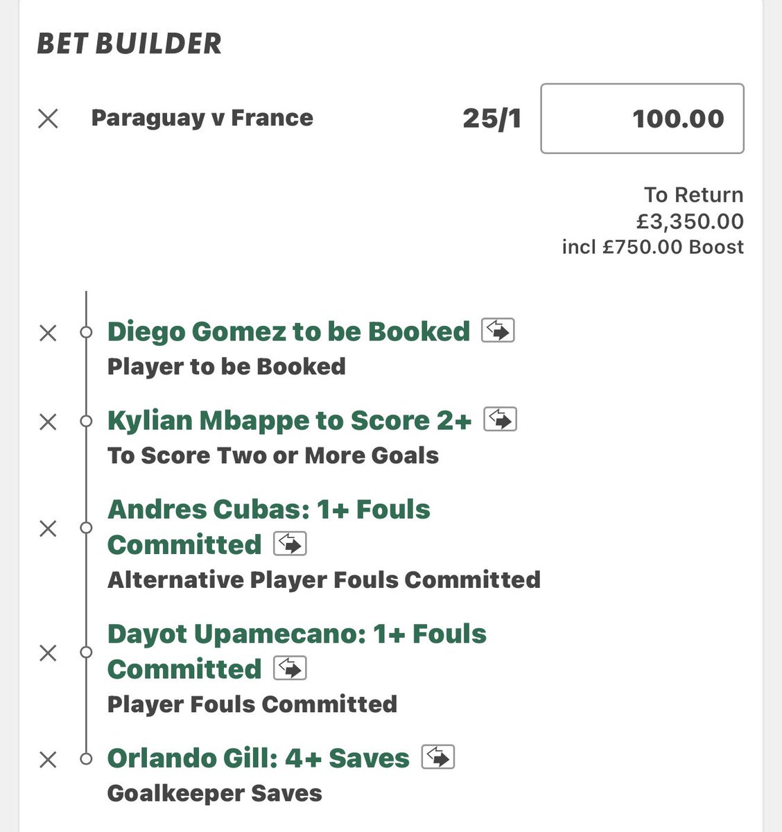 boomcitytips's tweet photo. Today…I’m feeling another massive winner!🏆

France🇫🇷V Paraguay🇵🇾

MEGA FAN OF THIS! 👀Are you backing with me on X? https://t.co/Tqq6hLZSIc