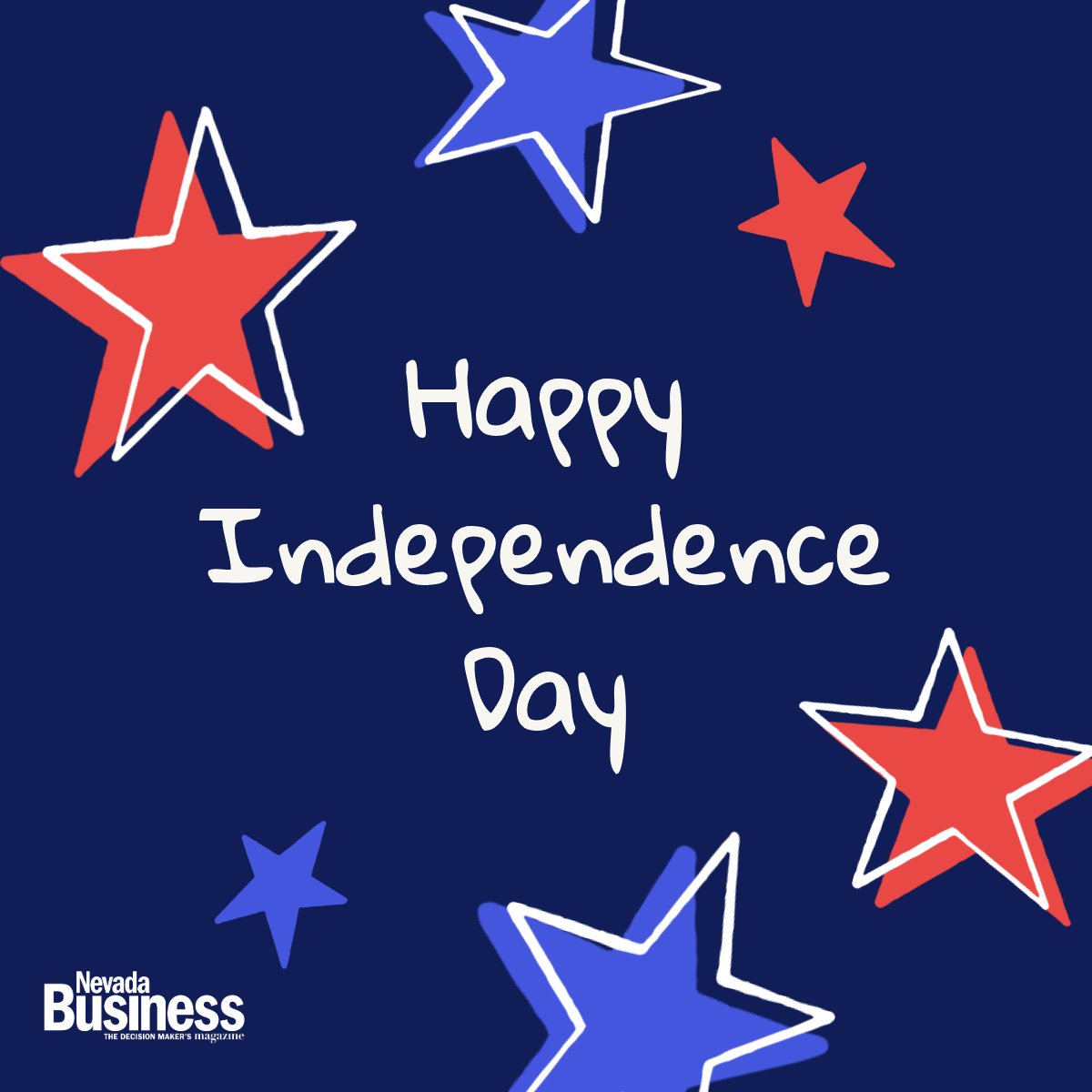 nvbizmag's tweet photo. Happy Independence Day from Nevada Business Magazine! 🌟 https://t.co/NOBBvlz560