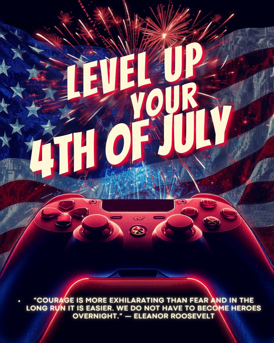 LANFESTgames's tweet photo. Happy 4th of July from your friends at LANFEst! ✨ 
Stay safe, have fun, and may your ping be low. https://t.co/WX6VZHaRbr