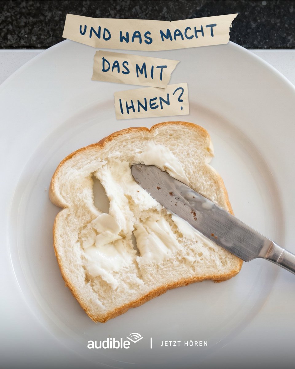 audibleDE's tweet photo. Da bleibt nur noch eine Frage: "Und was macht das mit Ihnen?"
Schreibts in die Kommentare, oder hört einfach das Hörbuch bei Audible 🧡🎧 https://t.co/aimE1r8snU