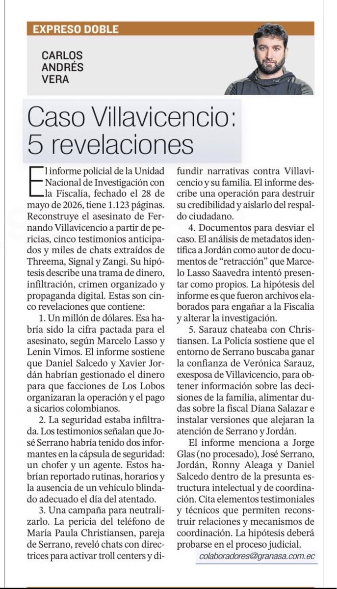 GAVVtech's tweet photo. Poco a poco se va entendiendo la estructura del mal tras el Magnicidio. Y descubriendo la VERDAD. Hasta para los asesinos y sus familias será saludable la VERDAD, para que cambien su historia. https://t.co/JQDAAGaEAq