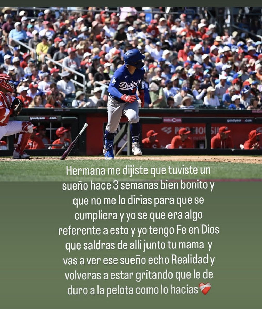 RaulZambrano7's tweet photo. Eliézer Alfonzo Jr. fue promovido a Grandes Ligas por LA Dodgers 🇻🇪

Y lo primero que hace es dedicarle este mensaje a su hermana Eliana Alfonzo, que todavía no ha sido hallada tras el terremoto.

Es un choque de emociones muy fuerte el que está viviendo Fonzy. Que Dios le de la fortaleza en estos momentos 🙏🏻