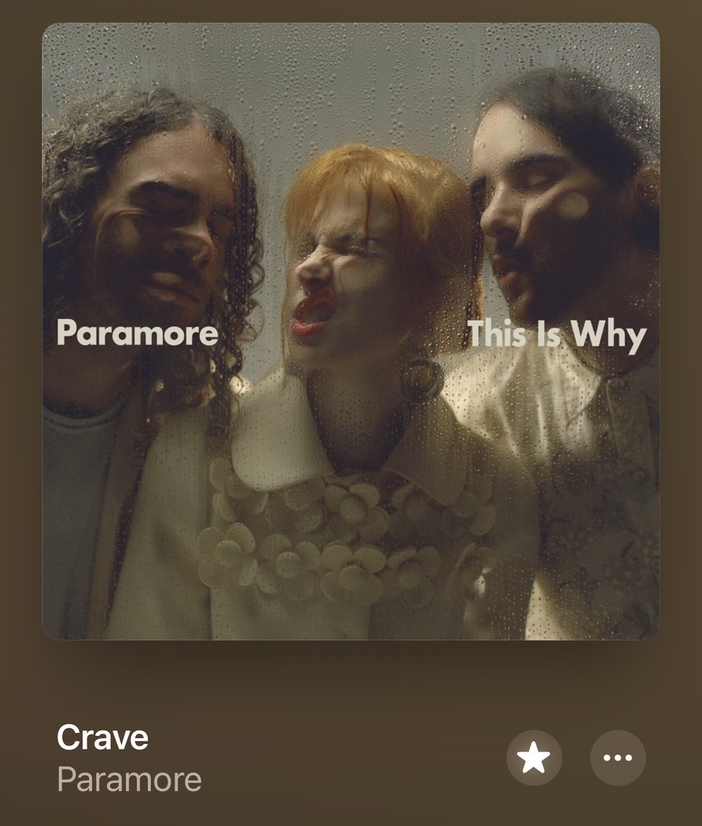 imaIiabiIityx's tweet photo. who up crying their eyes out to crave and missing paramore? just me? okay https://t.co/ogX9wszNlX