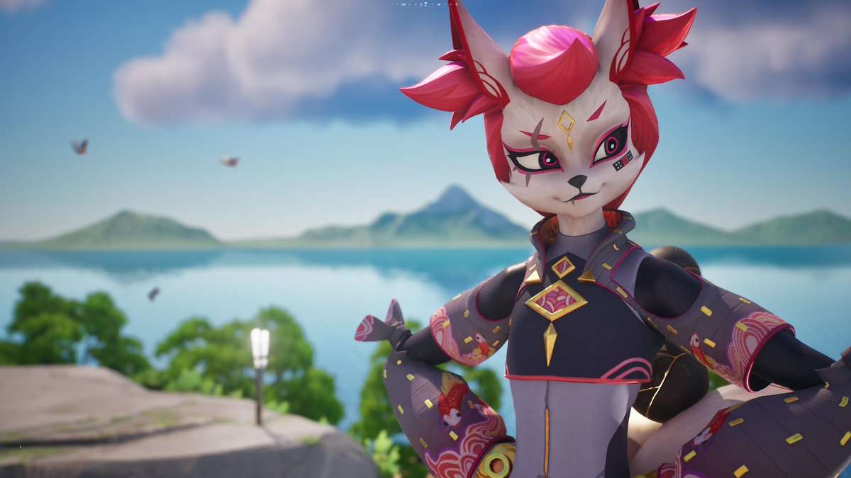 KimikoLover100's tweet photo. Today Kimiko feels confident 🦊✨☀️

#KimikoFiveTails #Kimiko #Fortography #kimikofortnite #Fortnite #kimikocincocolas https://t.co/WTZd7tx6ps