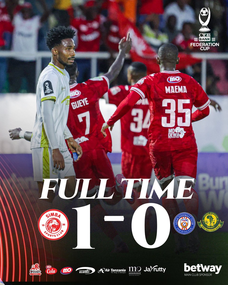 SimbaSCTanzania's tweet photo. Tumewapasua AzaUTO. #CRDBBankFederationCup #NguvuMoja https://t.co/8APGI1Exzr